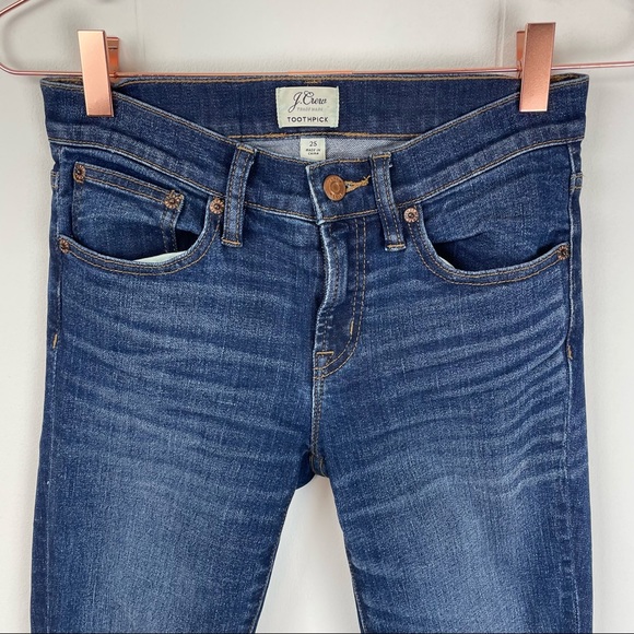 J.Crew Toothpick Dark Wash Skinny Fit Denim Jeans - Picture 2 of 9